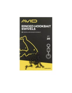 Avid Carp AVID OUTLINE RINGED HOOKBAIT SWIVELS (20 PCS)