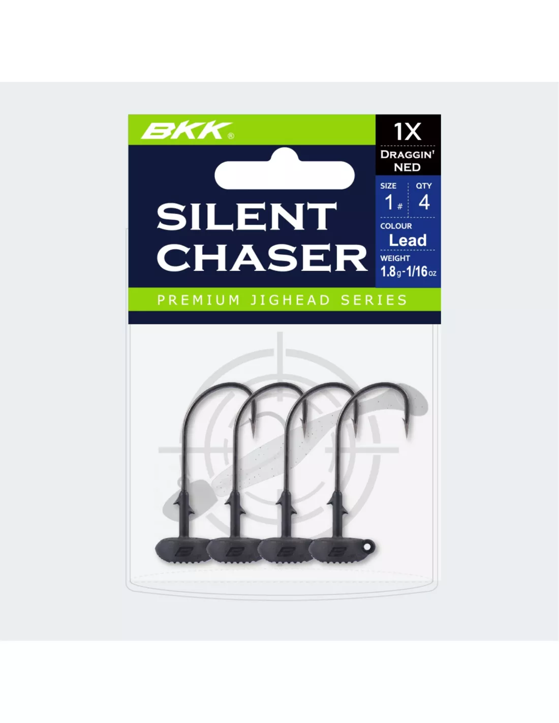 BKK SILENT CHASER-DRAGGIN' NED (4 PCS) 1 BKK SILENT CHASER-DRAGGIN' NED (4 PCS)