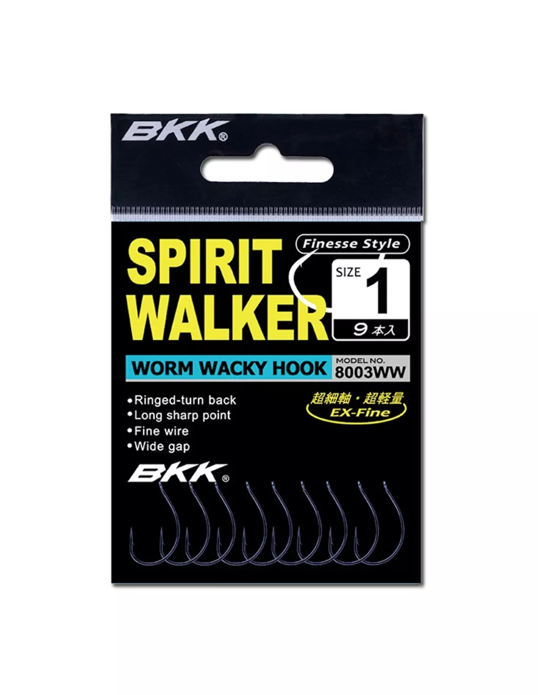BKK SPIRIT WALKER - WACKY HOOKS 1 BKK SPIRIT WALKER - WACKY HOOKS