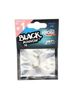 FIIISH BLACK MINNOW KROG HOOKS