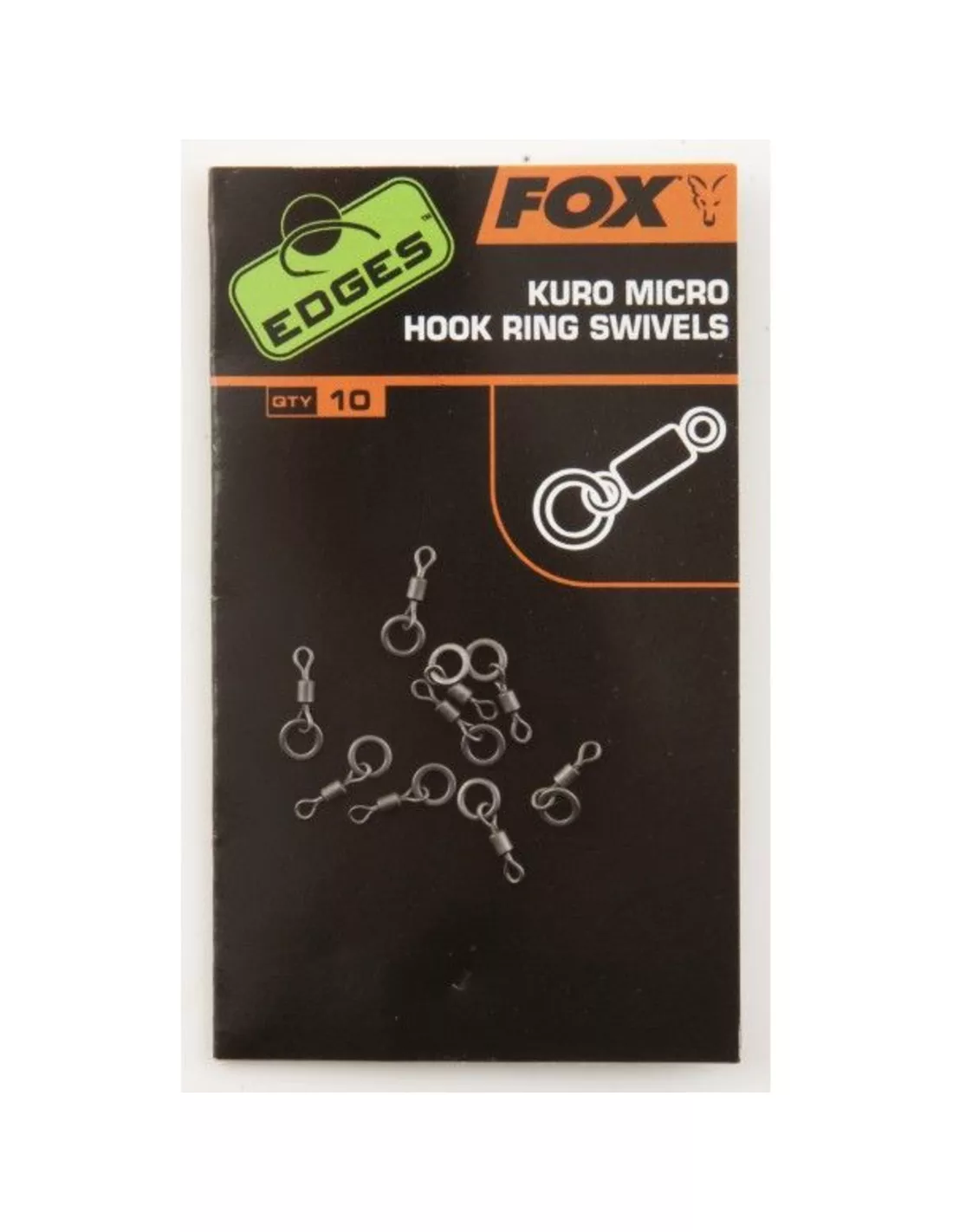 FOX EDGES MICRO HOOK RING SWIVELS 2 FOX EDGES MICRO HOOK RING SWIVELS - Afbeelding 2