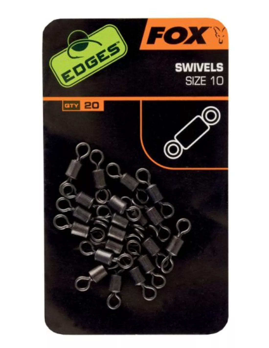 FOX EDGES SWIVELS STANDARD (20 PCS) 1 FOX EDGES SWIVELS STANDARD (20 PCS)