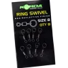 KORDA FLEXI RING SWIVELS MAAT 8 & 11 (8 PCS)