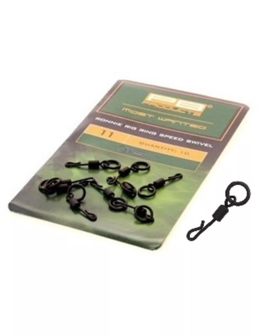 PB PRODUCTS RONNIE RIG SWIVEL SZ 11 (10PCS) 1 PB PRODUCTS RONNIE RIG SWIVEL SZ 11 (10PCS)