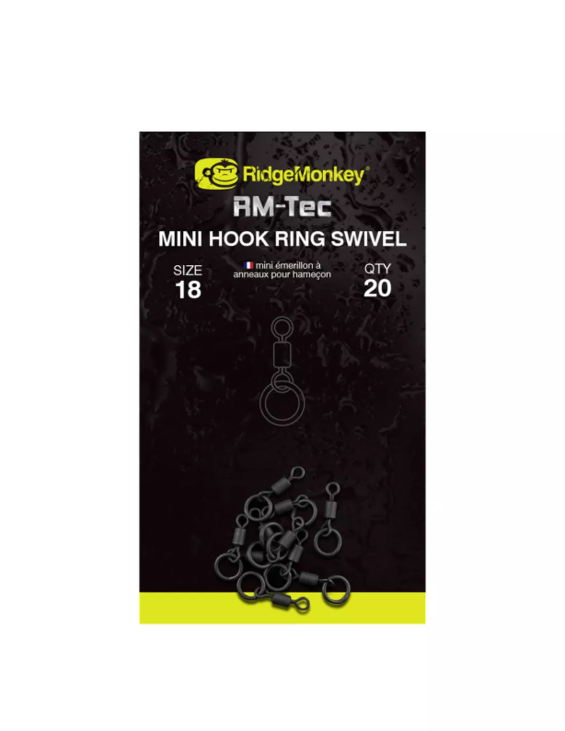 RIDGEMONKEY MINI HOOK RING SWIVEL 1 RIDGEMONKEY MINI HOOK RING SWIVEL