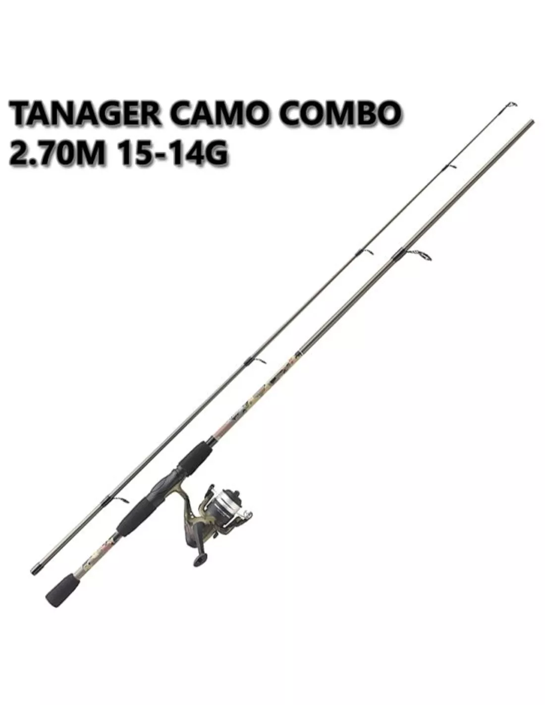 MITCHELL TANAGER CAMO COMBO 2.70M 15-40G 1 MITCHELL TANAGER CAMO COMBO 2.70M 15-40G
